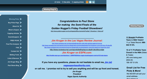 Vegas Sports Authority (Jim Kruger) Reviews